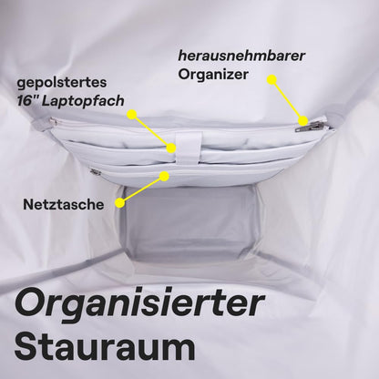 otinga Flip V3 Fahrradtasche Rucksack 34L wasserdicht für Gepäckträger