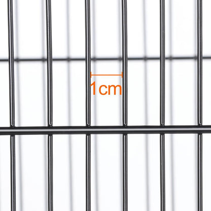 Yaheetech Vogelkäfig mit Spielzeug für Ziervögel – Schwarz, 99cm