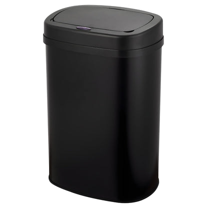 Five Stars® Sensor-Mülleimer 60L Edelstahl Schwarz