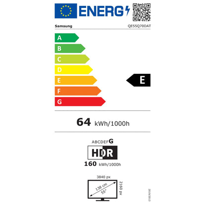 Samsung QLED Q70D 55 Zoll 4K Smart TV 55Q70D Modell 2024
