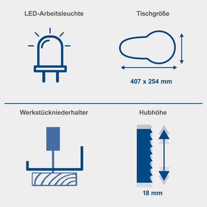 Scheppach DECO FLEX SL Dekupiersäge - mit flexibler Welle