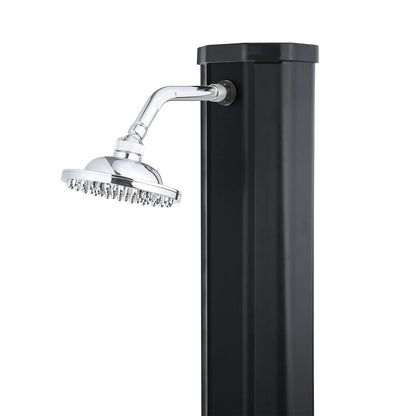 Strattore Solardusche Garten 35L schwarz mit Fussdusche