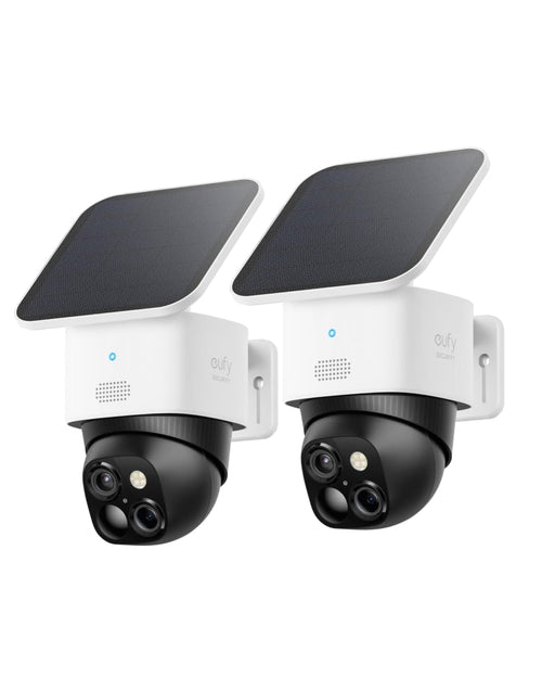 eufy Security SoloCam T8170 Überwachungskamera mit Solarpanel, 2er-Set, solarbetriebene Aussenkamera