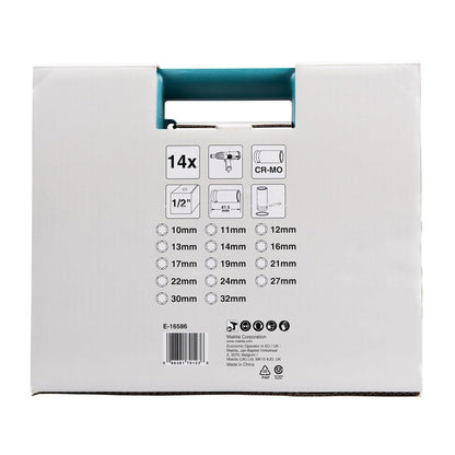 Makita E-16586 Impact Black Schlagnuss-Set 1/2" 14-teilig im Koffer
