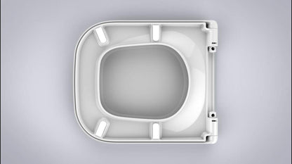 Vigour derby WC Sitz mit Deckel – Softclose, Edelstahl, DESIAS