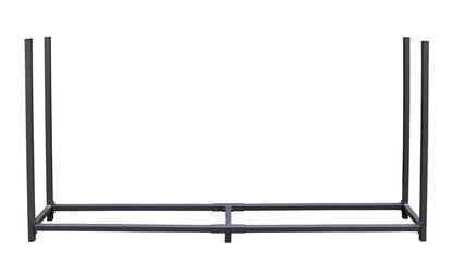 QUICK STAR Metall Kaminholzregal Anthrazit 200x115cm mit Schutzhülle