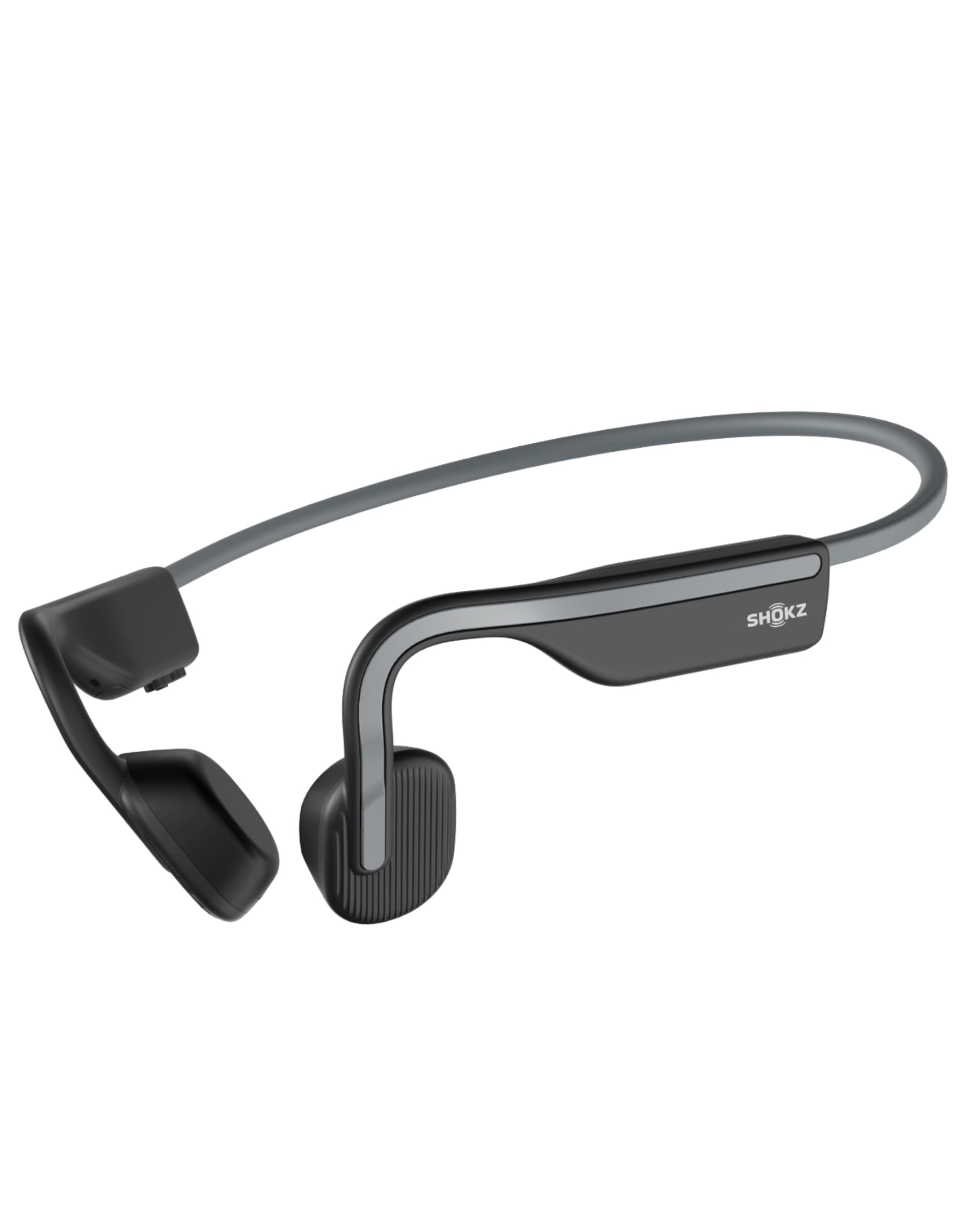 SHOKZ OpenMove Knochenleitungs-Kopfhörer Bluetooth 5.1 Grau mit Open-Ear-Design