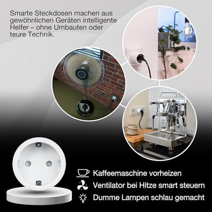 LEDVANCE SMART+ Indoor Plug Smarte Steckdose 4er-Set weiss