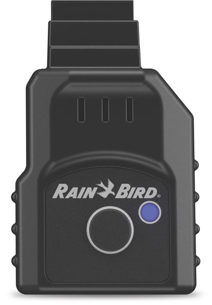 Rain-Bird LNK2 WLAN-Modul für Bewässerungssystem. Kompaktes, dunkelgraues Modul zur Fernsteuerung des Bewässerungssystems via WLAN.