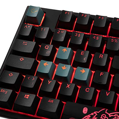 Ducky One 2 TKL RGB Gaming Tastatur MX-Red - Schwarz