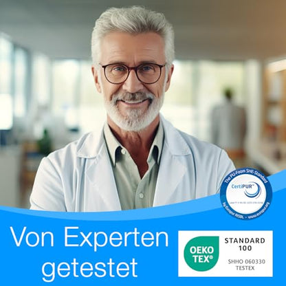 ELONEO Klappmatratze Gästematratze - Blau 75x195x15cm