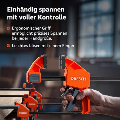 Presch Schnellspann Einhandzwingen Set 4 Stk. – 150/300mm