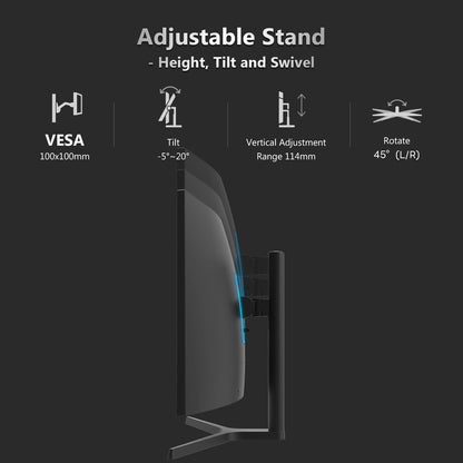 Z-Edge 34 Zoll Ultrawide Curved Gaming Monitor 165Hz WQHD