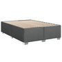 vidaXL Bettgestell Polsterbett 140x200cm – Dunkelgrau Stoff: Polsterbett zum Aufstellen einer 140x200cm Matratze.