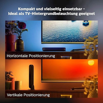 Philips Hue White & Color Ambiance Play Lightbar 2er Pack Schwarz