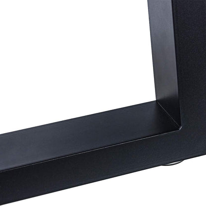 Melko Tischkufen 2er-Set Stahl 90 x 72 cm Tischgestell