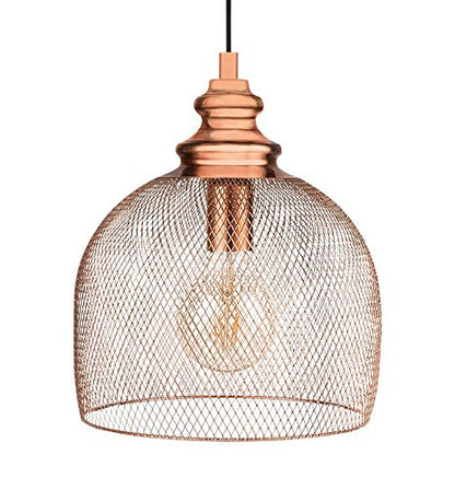 EGLO Straiton Pendelleuchte - Industrial Kupfer Esszimmer