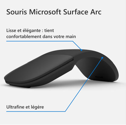 Microsoft Surface Arc Maus – kabellos, faltbar & ergonomisch