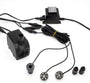 Forever Speed Springbrunnenpumpe mit LED-Ring 3 x Weiss 1500 l/h, Beleuchtung des Wasseraustritts