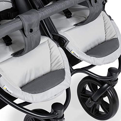 Hauck Roadster Duo SLX Zwillingswagen - Grau/Silber