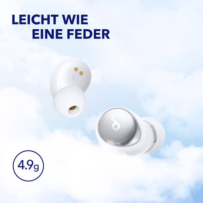 soundcore Space A40 In-Ear Kopfhörer mit ANC, 50h Akku, Weiss
