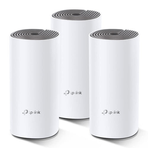 TP-Link Deco E4 Mesh WLAN System AC1200 - 3er Pack Weiss