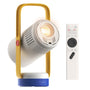 XGIMI Vibe One Mini-Beamer mit Akku, Full HD, Google TV, Blue Spark – tragbarer Projektor in Blau-Gelb mit Tragegriff