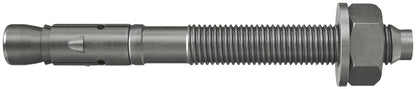 fischer Bolzenanker FAZ II Plus 8/50 R Schwerlastanker Edelstahl. Edelstahlfarbener Bolzenanker mit Gewinde und Spreizkonus zur Schwerlastbefestigung in Beton.