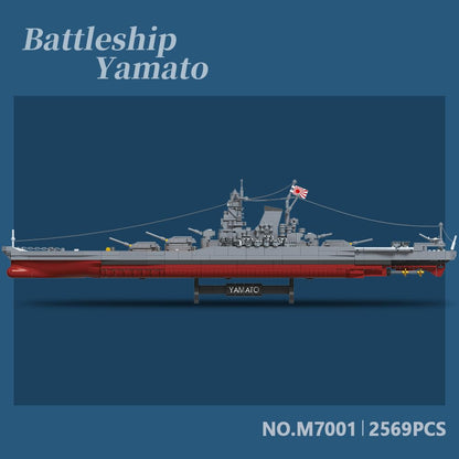 MISINI M7001 Yamato Schlachtschiff Klemmbausteine - 1/300