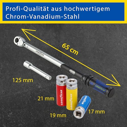 Goodyear Radwechselset 6-teilig - Drehmomentschlüssel