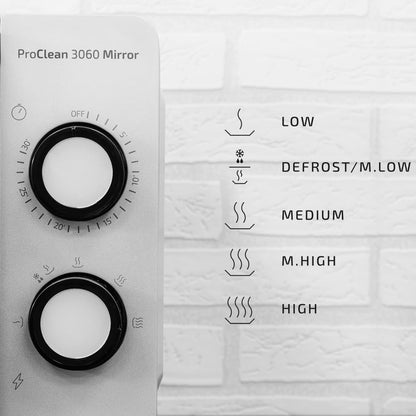 Cecotec ProClean 3060 Mikrowelle - 20 Liter, 700 Watt, Silber