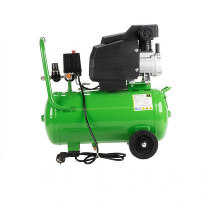 ZI-COM 24E Druckluftkompressor - 24 Liter Tank - Elektro-Kompressor