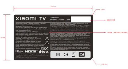 Xiaomi F 4K UHD Smart TV – 55 Zoll Fire TV 120Hz Triple Tuner