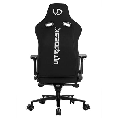 ULTRADESK Throne Gaming Bürostuhl – Schwarz mit Memory Kissen