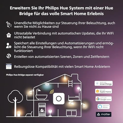 Philips Hue White & Color Ambiance Play Lightbar 2er Pack Schwarz