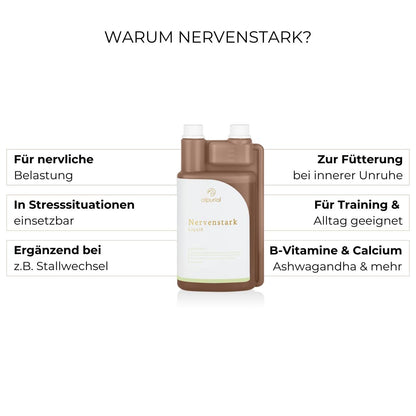 Alpurial Nervenstark Ergänzungsfuttermittel für nervöse Pferde