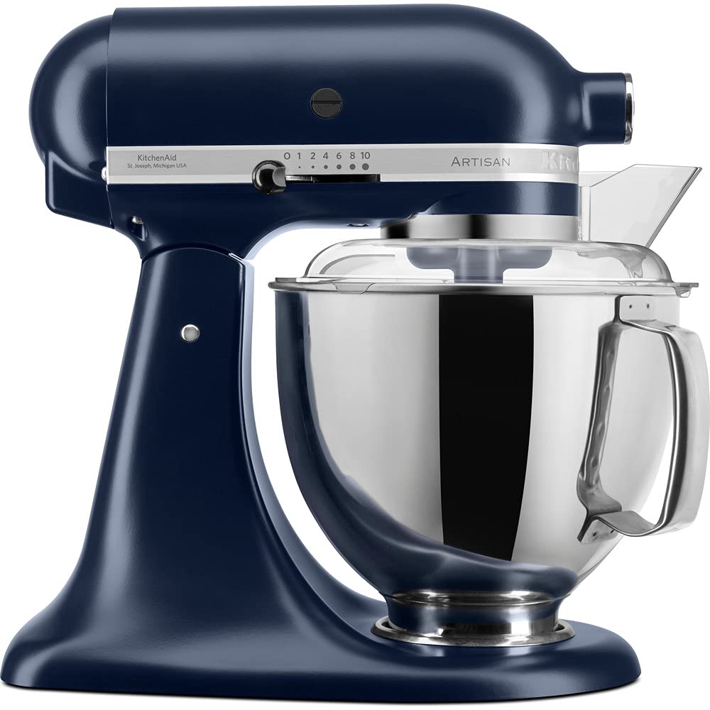 KitchenAid Artisan Kippkopf Küchenmaschine - 4.8 L Ink Blau. Tintenblaues Kippkopf-Modell. Mischt Teige, Cremes & mehr.