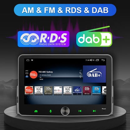 Universal DAB+ Android Autoradio 1Din - 7 Zoll Wireless CarPlay 4G/64G
