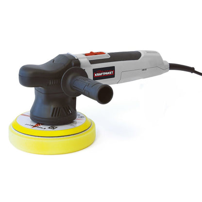 Dino KRAFTPAKET 9mm-650W Exzenter Poliermaschine Set - Grau