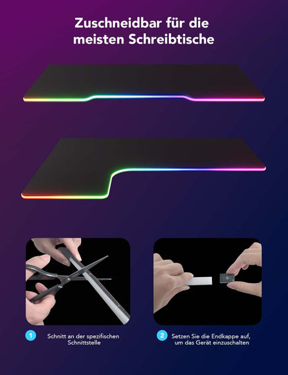 Govee RGBIC Neon Gaming LED Streifen Schreibtisch - 5M