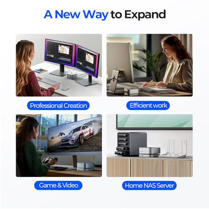 Mac Mini M4/M4 Pro Dock – Ständer mit SSD Gehäuse & HDMI Hub