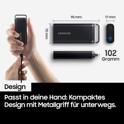 Samsung Portable SSD T5 EVO Externe USB-C SSD - 8 TB