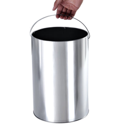 SONGMICS Standaschenbecher mit Mülleimer, 30 L, schwarz, LTB17C
