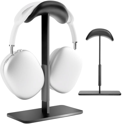 FARWAYVIEW AirPods Max Ständer mit Schlafmodus, Aluminium Schwarz – Kopfhörerhalterung für den Schreibtisch