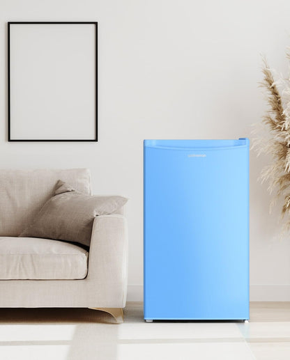 Upstreman 91L Mini-Kühlschrank mit Gefrierfach – Blau BR321
