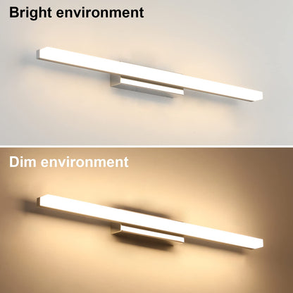 Klighten LED Spiegelleuchte Bad 14 W, 60 cm, IP44, warmweiss 3000 K