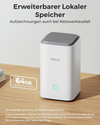Reolink Home Hub, Speicherzentrale für bis zu 8 Überwachungskameras