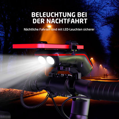 UPPEL Fahrrad Handyhalterung mit Bluetooth Lautsprecher und Powerbank