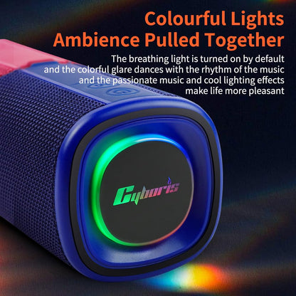 CYBORIS YGS-S18 2-in-1 Bluetooth-Lautsprecher, teilbar, IPX6, 20 W