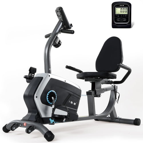 ISE Liegeergometer Heimtrainer – Ergometer mit Magnetbremse